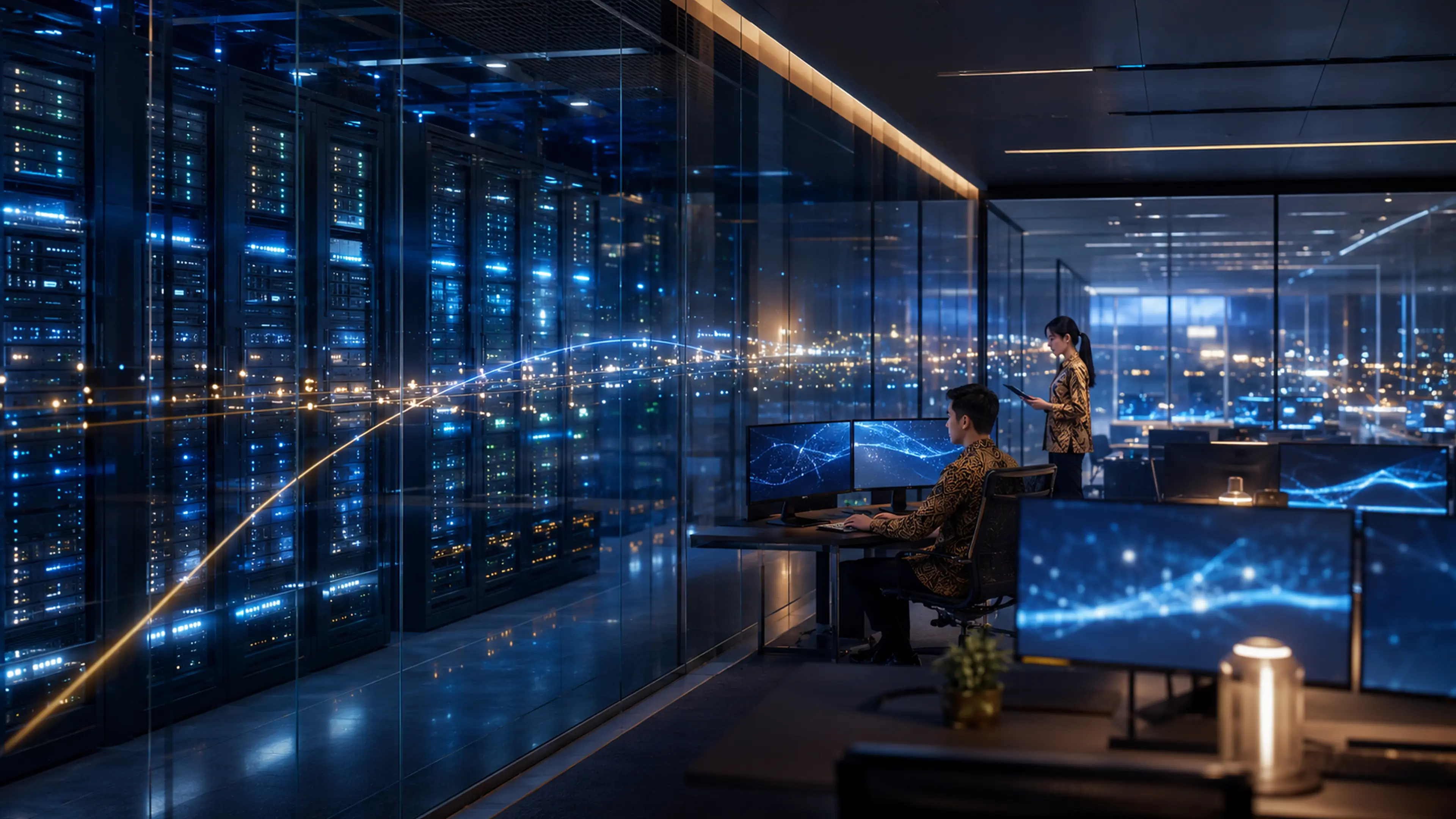 Ekosistem cloud, data, dan teknologi modern